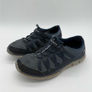Women's Skechers Navy Gratis Strolling Athletic Sneaker Size 7.5